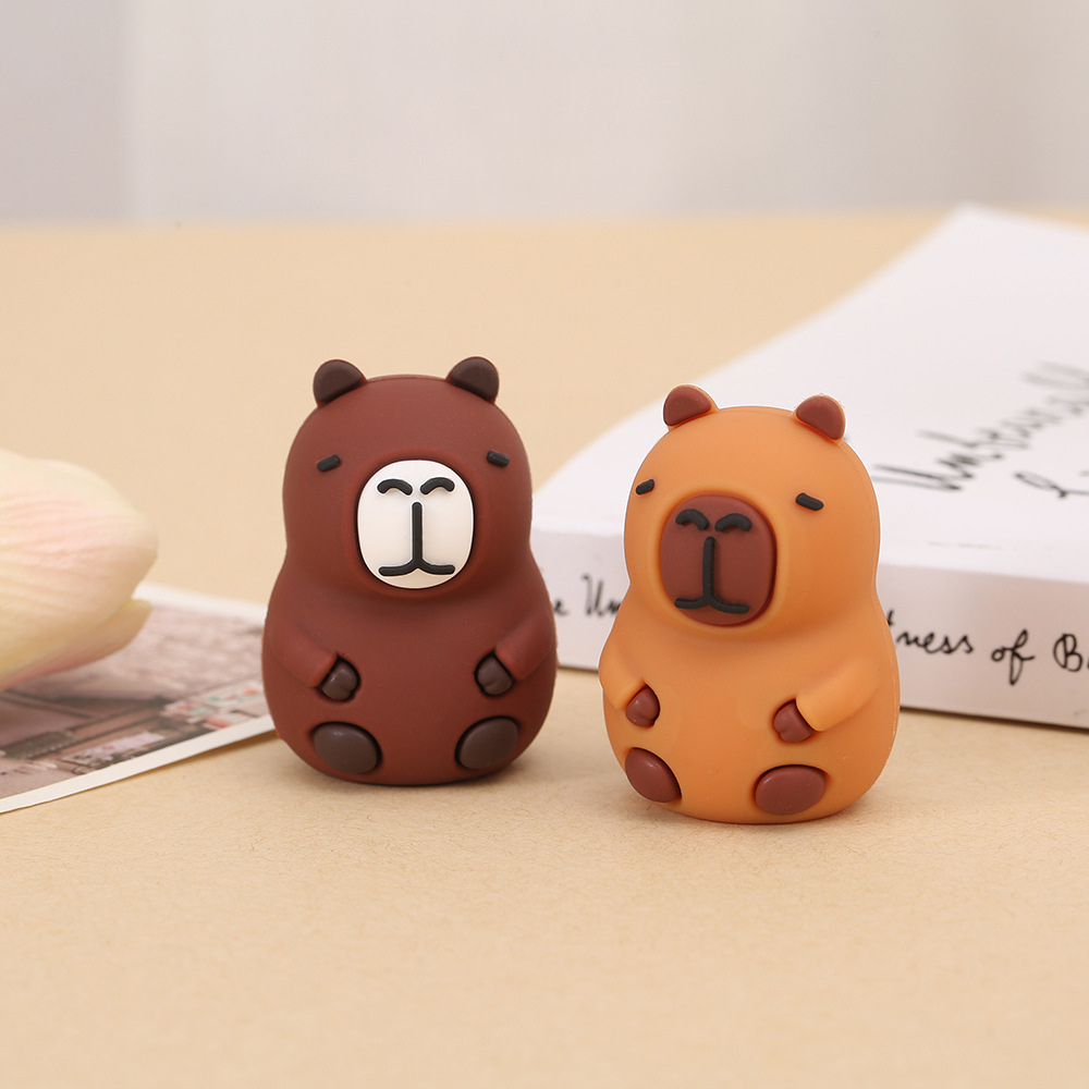 Cute Capybara Cartoon Pencil Sharpener